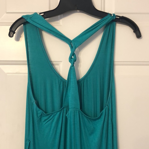 🇺🇸NWOT 🎉 HP 🎉 Aquamarine maxi dress, size L - Picture 3 of 5